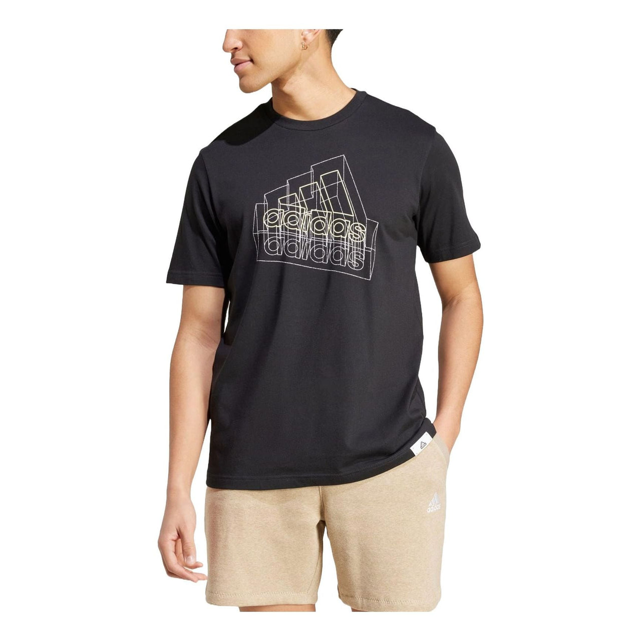 adidas Tech Badge of Sport Graphic T-Shirt 'Black' IW2635
