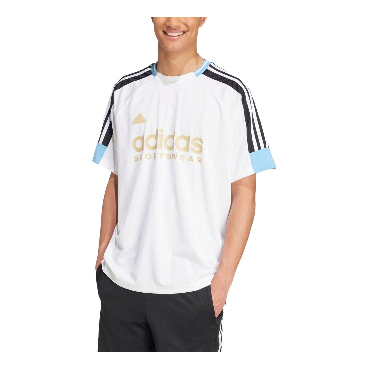 adidas House of Tiro Nations Pack T-shirt 'White Light Blue' IY4496