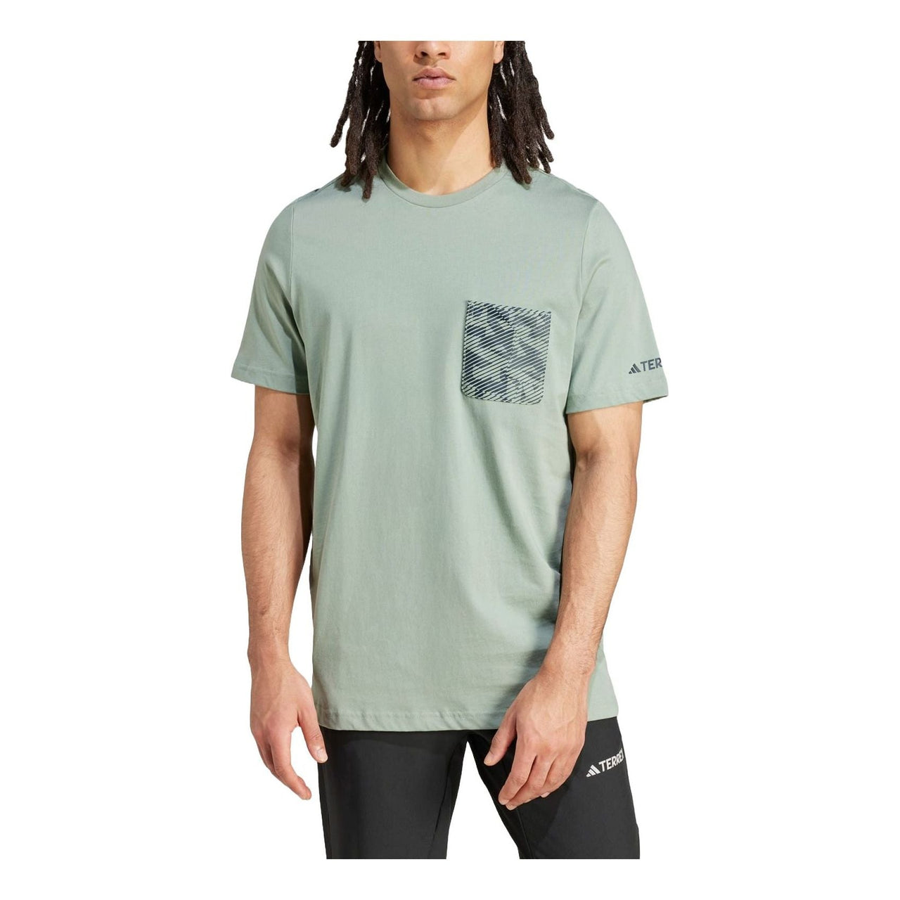adidas Terrex Graphic T-Shirt 'Silver Green' IZ0467