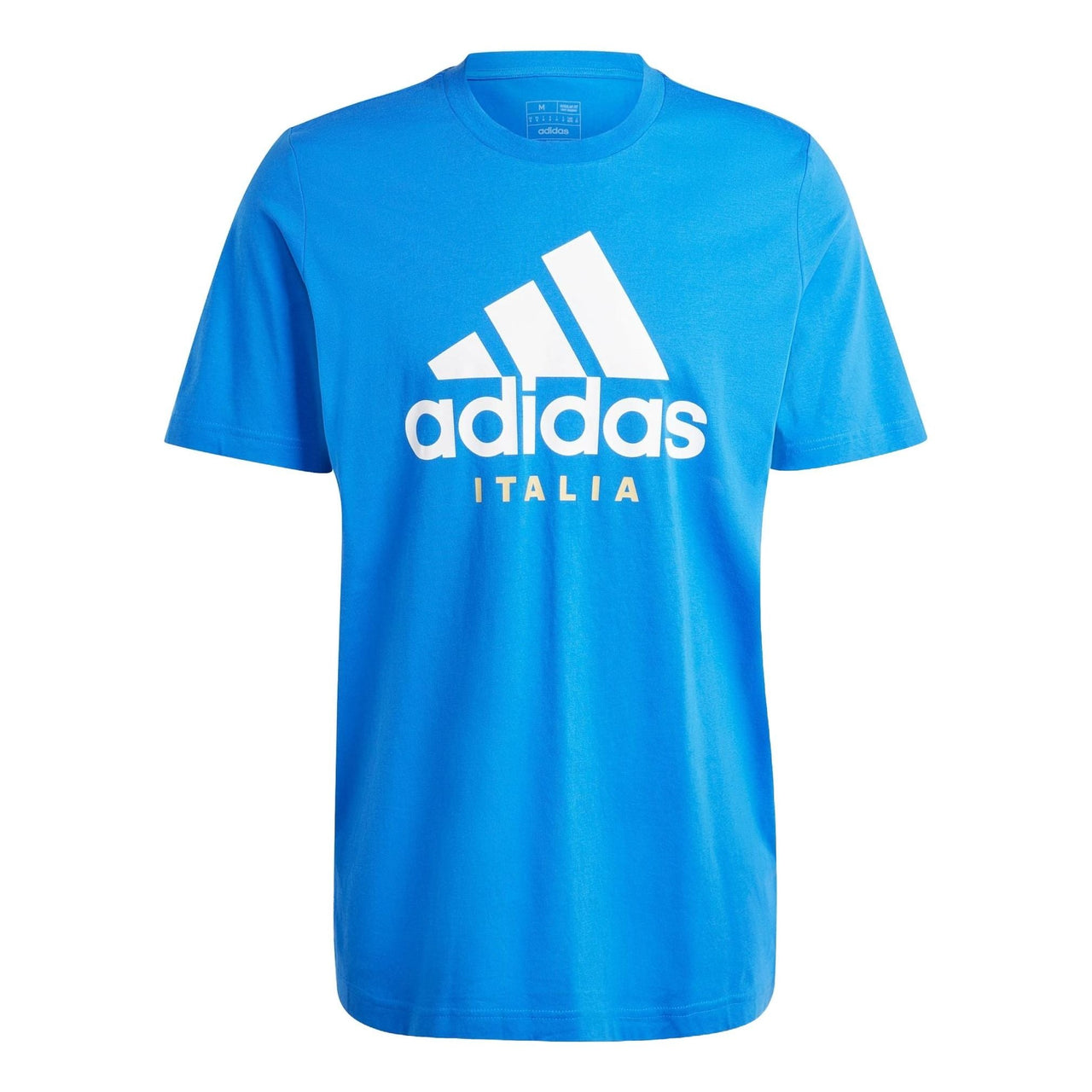 adidas Italy DNA Graphic T-shirt Asia Sizing 'Blue' IS0617