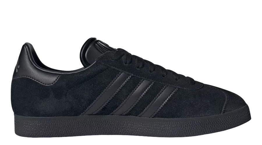 adidas Gazelle 'All Black Silver Metallic' JI2161