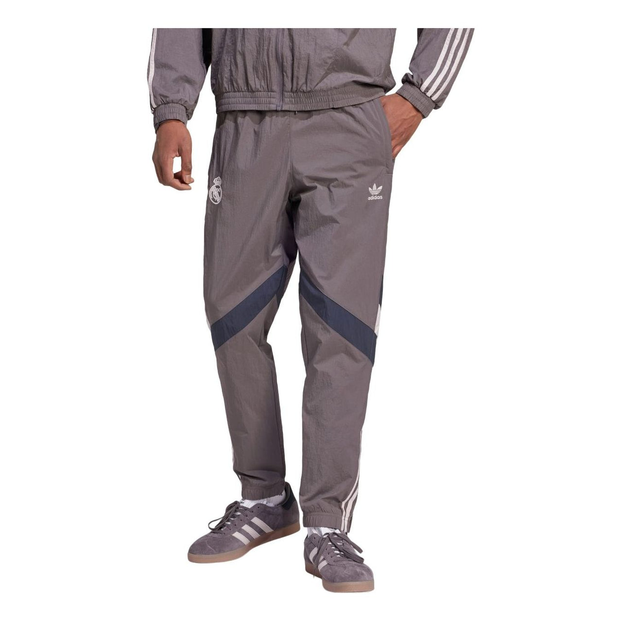 adidas Real Madrid Originals Track Pants 'Charcoal Grey' JI9480