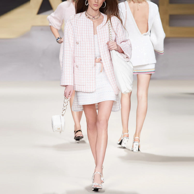 CHANEL Coats Women's Pink
