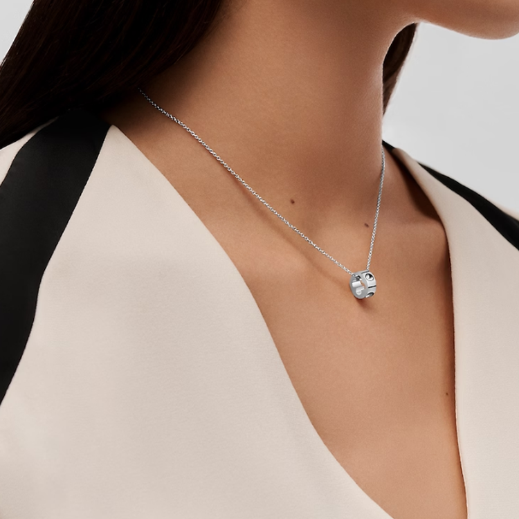 LOUIS VUITTON Necklaces Women's Silver