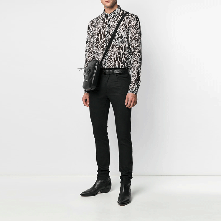 SAINT LAURENT Women's Cropped Skinny Fit Denim Jeans