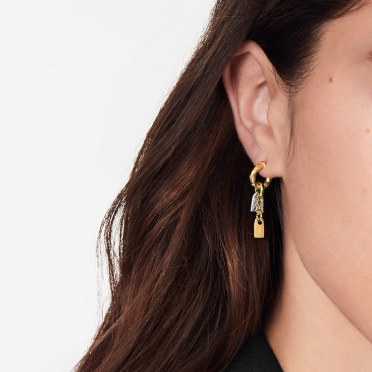 LOUIS VUITTON Earrings Women's Gold