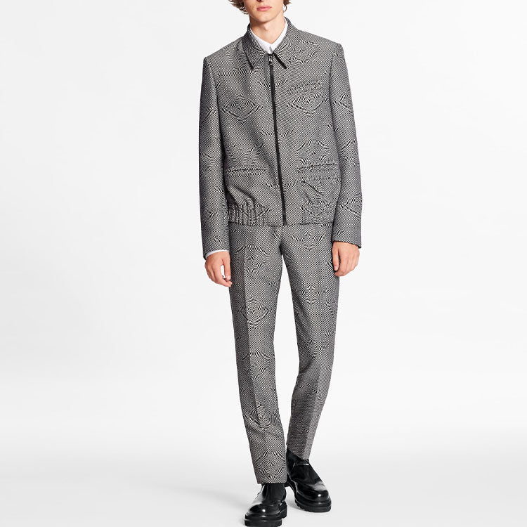 LOUIS VUITTON SS23 Jackets Coats Men's Black Gray Color
