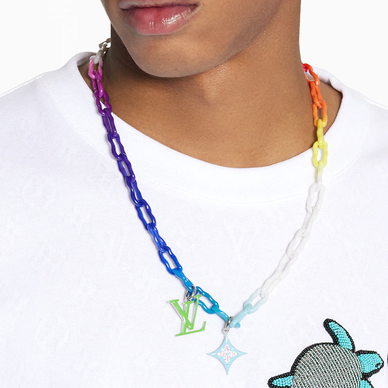LOUIS VUITTON Ceramic Chain Necklace