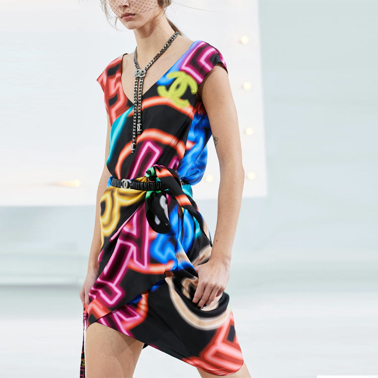 CHANEL SS21 Dress Women's Black