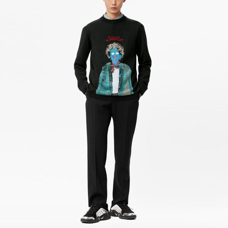 LOUIS VUITTON Neon Working Man Crewneck