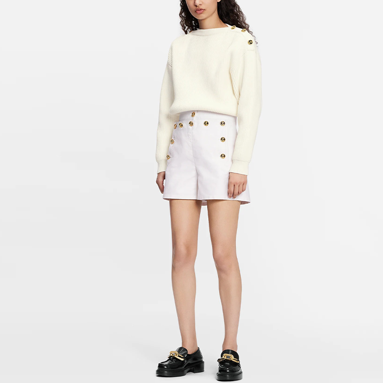 LOUIS VUITTON Casual Shorts Women's White
