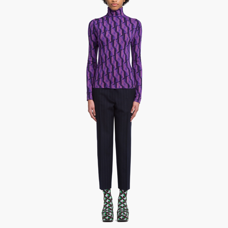 PRADA FW21 Sweater Women's Purple
