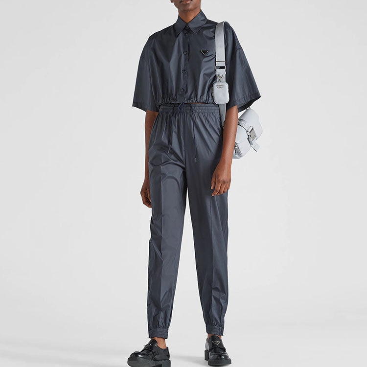 PRADA FW22 Casual Pants Women's Gray