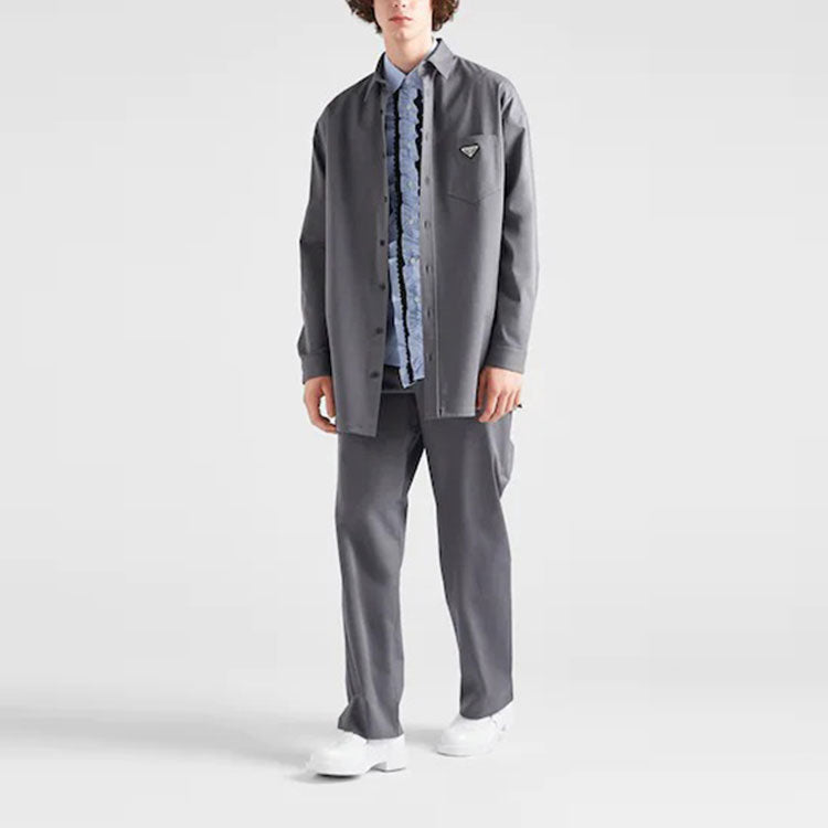 PRADA Casual Pants Men Iron Gray