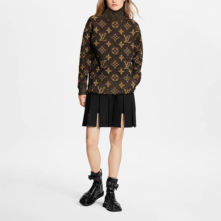 LOUIS VUITTON Lurex Monogram Pullover