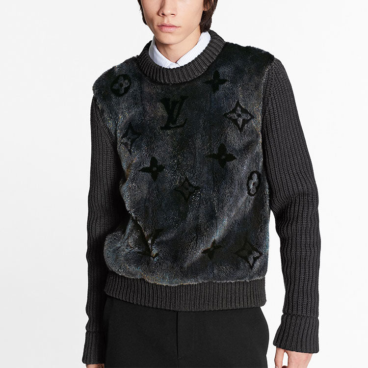 LOUIS VUITTON Sweater Men's Black