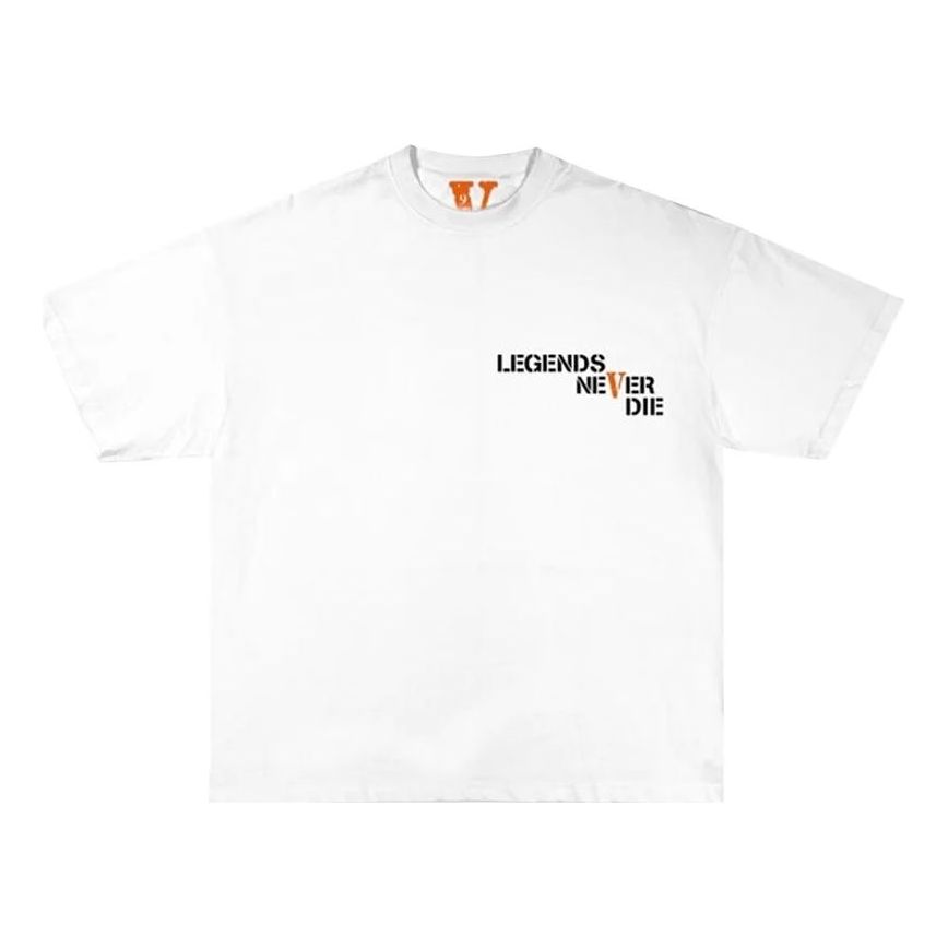 VLONE x Juice Wrld Butterfly T-Shirt 'White Orange' JWVBFLYTWHT