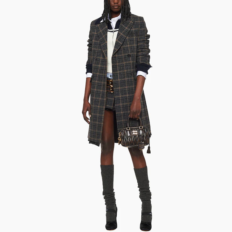 MIU MIU Coats Women's Dark Brown
