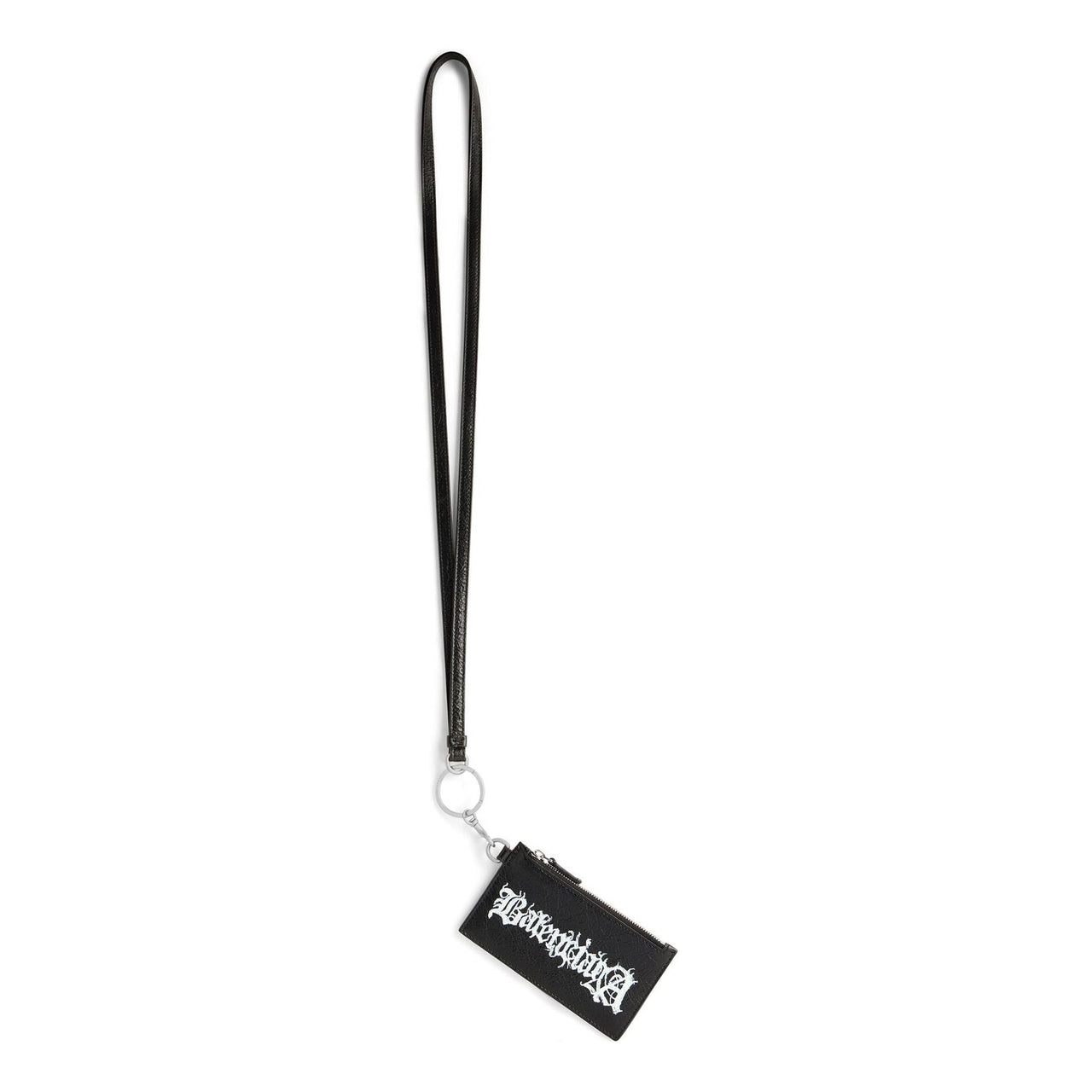 Balenciaga Cash Card Case On Keychain Diy Metal 'Black' 5945482AAW31090