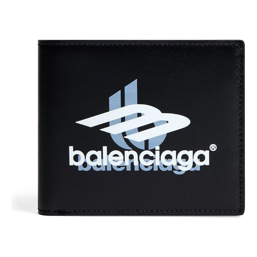 Balenciaga Cash Square Folded Wallet Box 'Black White' 5945492AAPK1090