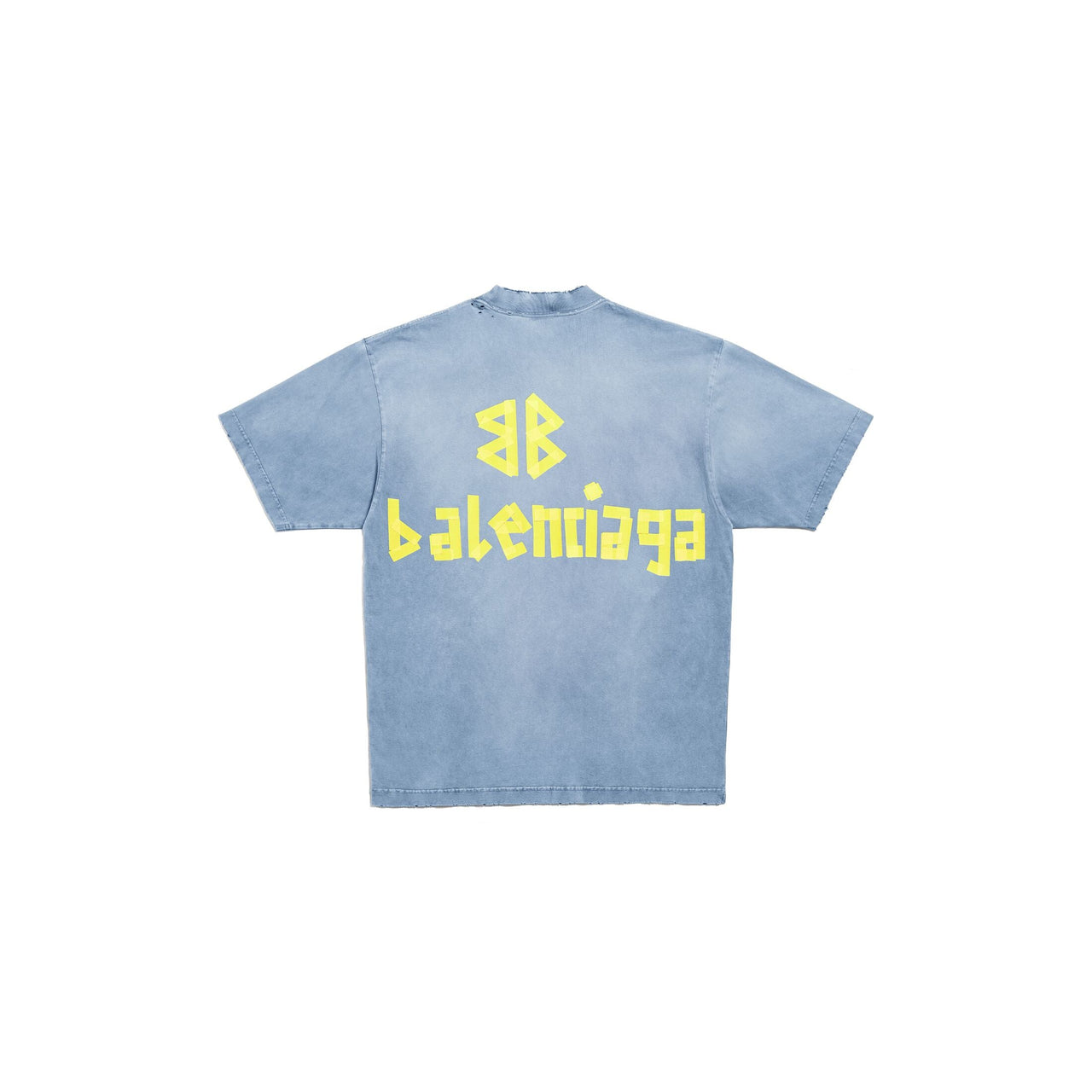 Balenciaga Tape Type T-shirt Medium Fit 'Faded Blue' 739784TOVA94530