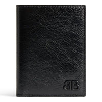 Balenciaga Monaco Vertical Bifold Wallet 'Black' 7665512AAS81000