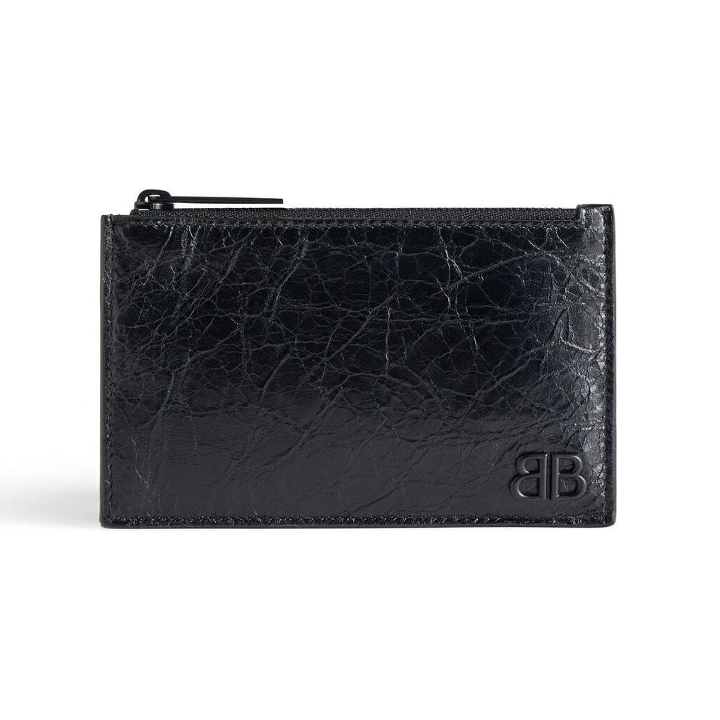 Balenciaga Monaco Long Coin And Card Holder 'Black' 7665752AAS81000
