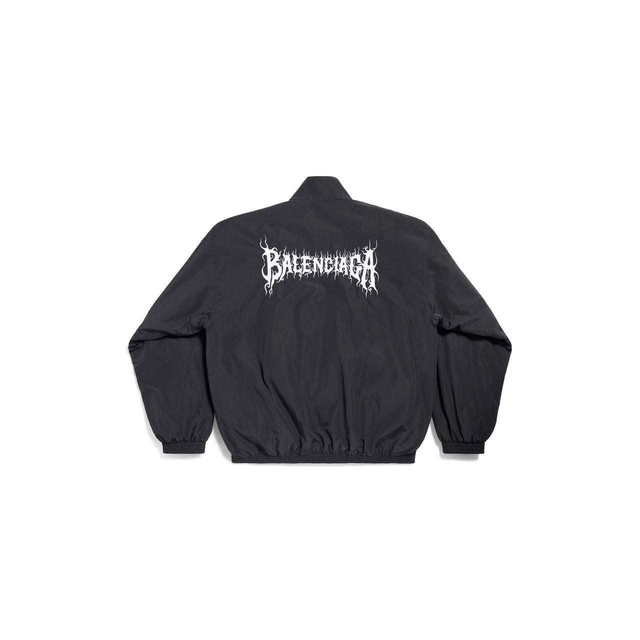 (WMNS) Balenciaga Diy Metal Outline Tracksuit Jacket 'Black' 773063TNQ251000