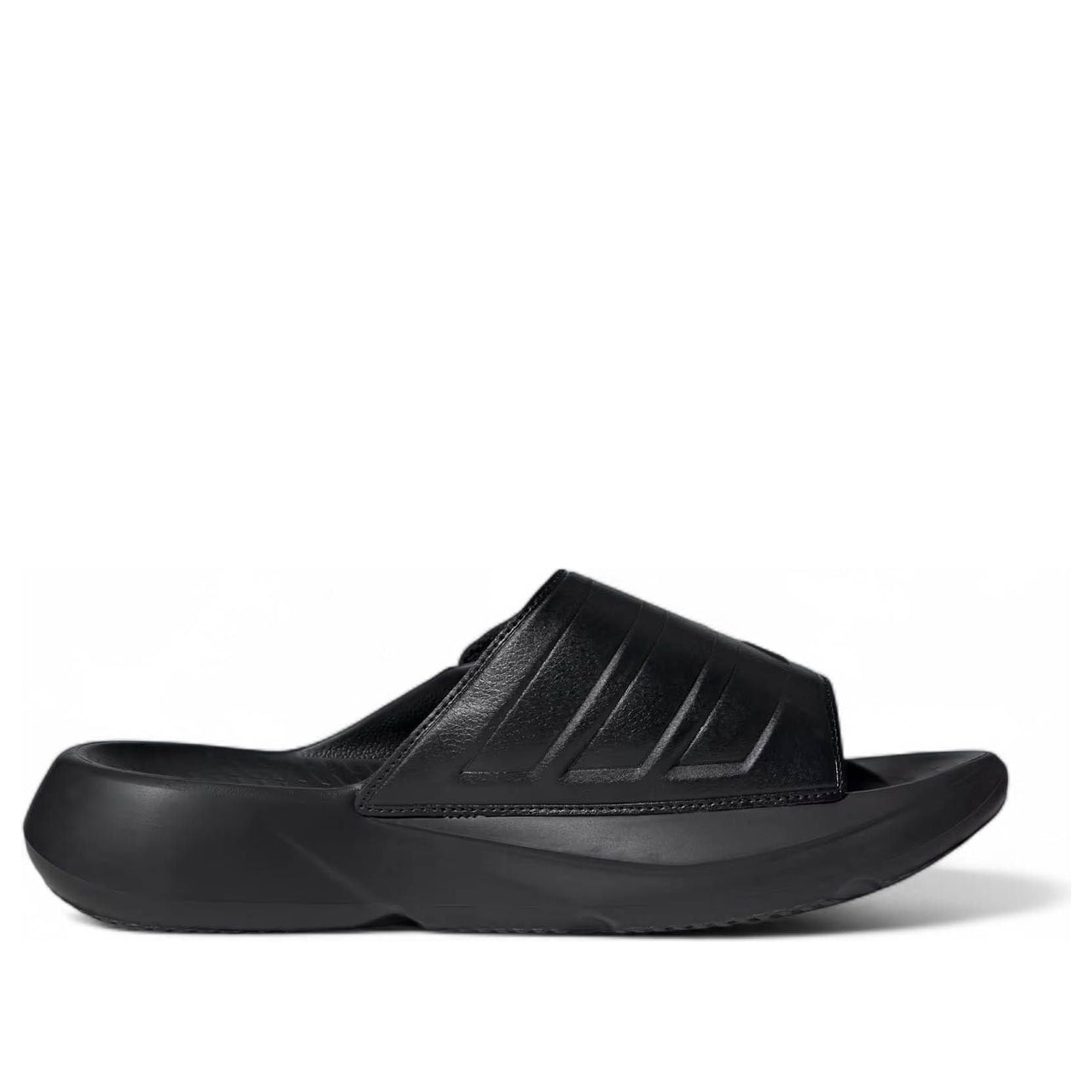adidas Lightblaze Slides 'Black White' JR1253