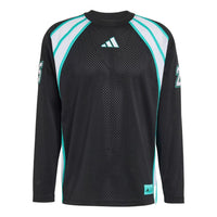 adidas x Mercedes - AMG Petronas Formula One Team Las Vegas LongSleeve T-Shirt Asia Sizing 'Black White' KG4788