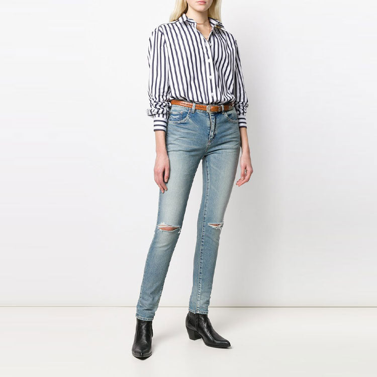 SAINT LAURENT Jeans Women's Blue