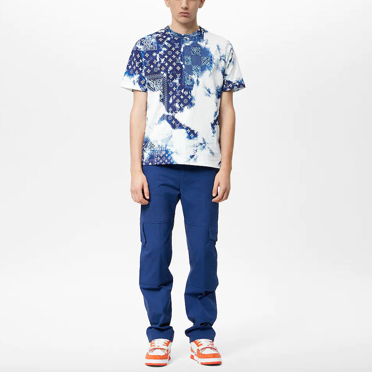 LOUIS VUITTON Monogram Bandana Printed T Shirt