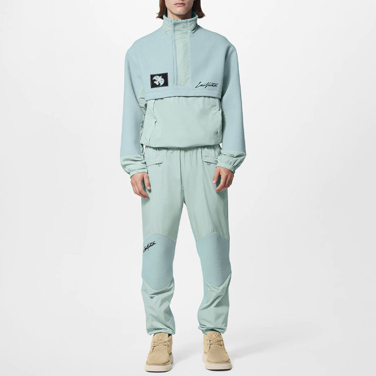 LOUIS VUITTON New Quarterly Products Of LV Casual Pants Men's Light Blue