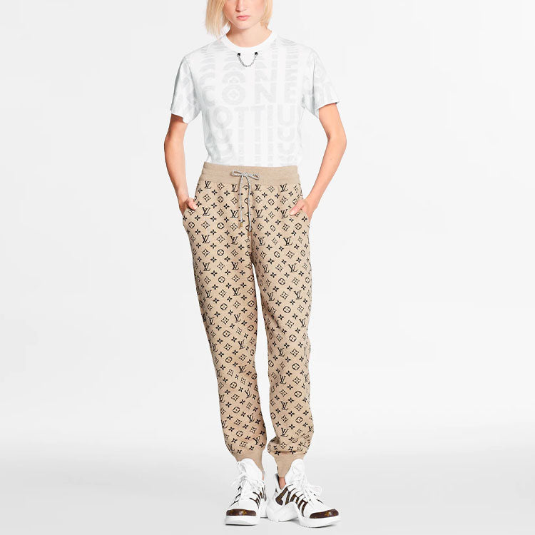 LOUIS VUITTON New Quarterly Products Of LV T-Shirts Women's White