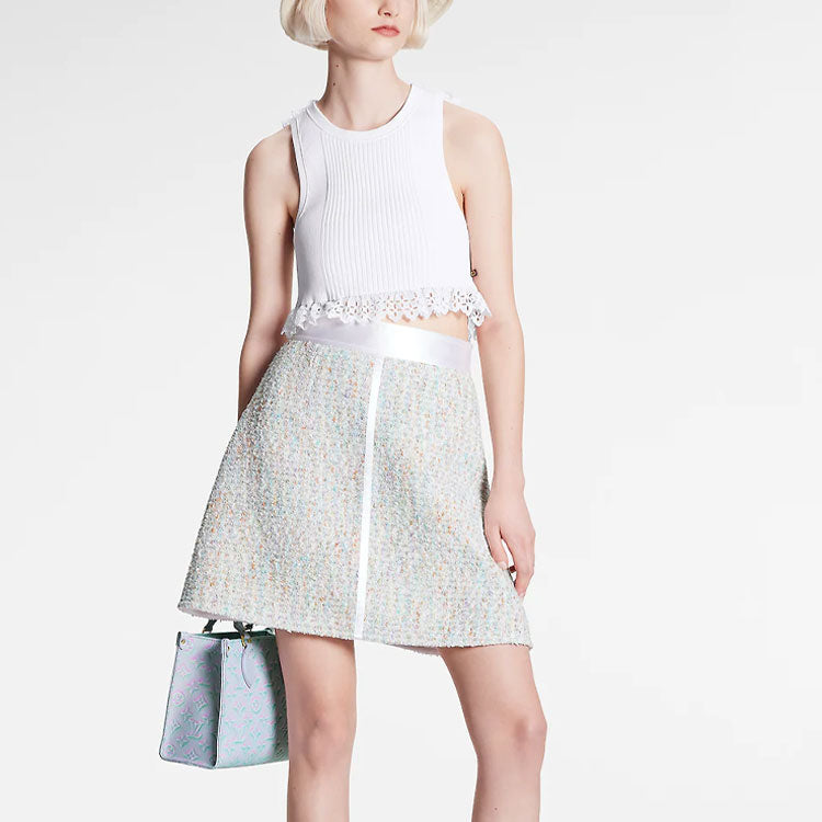 LOUIS VUITTON Summer Stardust Casual Short Skirts Women's Mixed Color