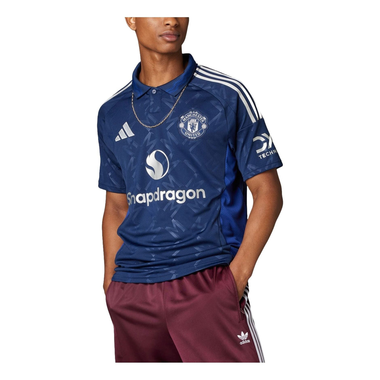 adidas Manchester United 24/25 Away Football Jersey 'Blue' IU1390