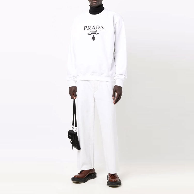 PRADA Sweatshirts Unisex White