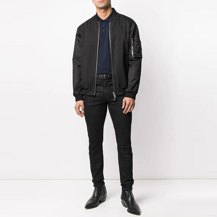 SAINT LAURENT Short sleeve Cotton Polo Shirt