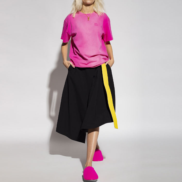 LOEWE Faded Anagram T Shirt 'Fluo Pink'