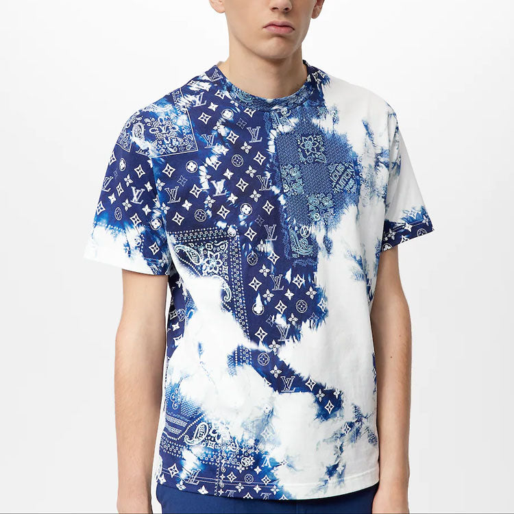 LOUIS VUITTON Monogram Bandana Printed T Shirt