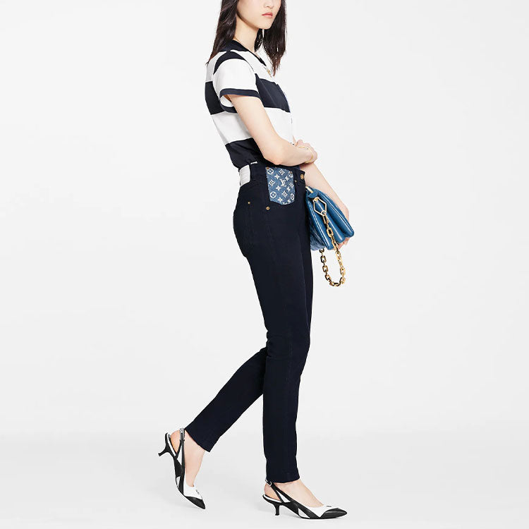 LOUIS VUITTON SS22 Jeans Women's Black