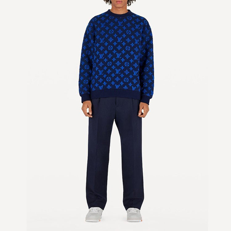 LOUIS VUITTON Sweater Men's Blue
