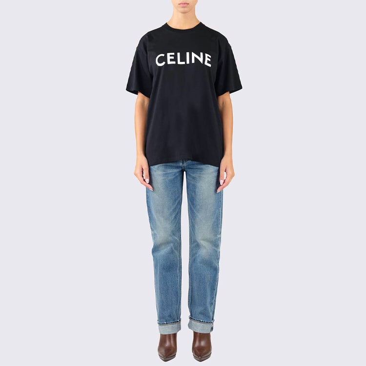 CELINE Buttoned Straight Leg Jeans