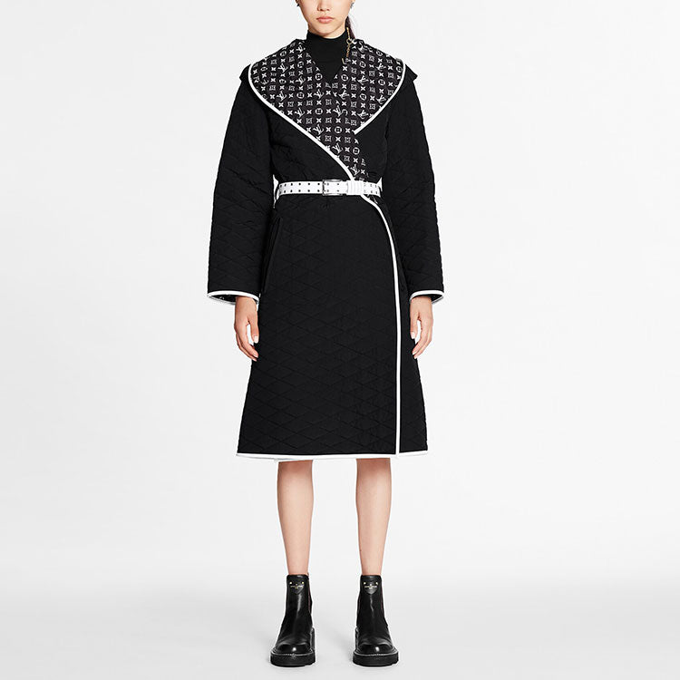 LOUIS VUITTON Coat Women's Black