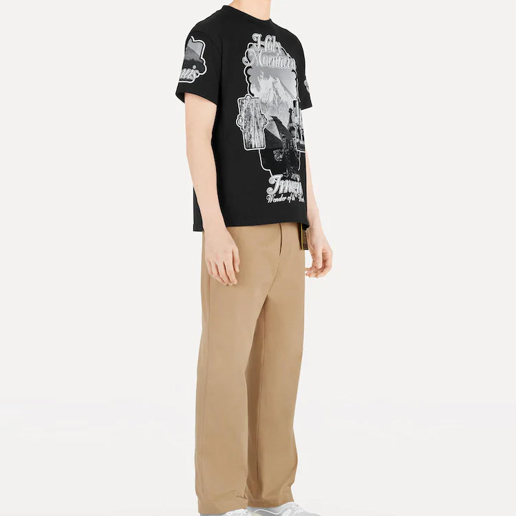 LOUIS VUITTON New Quarterly Products Of LV T-Shirts Men Black