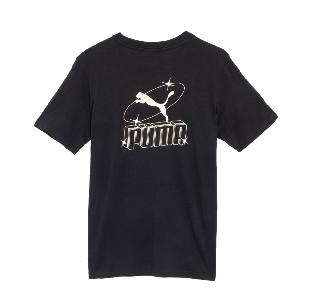 PUMA Classics GS Graphic T-shirt 'Black' 682344-01