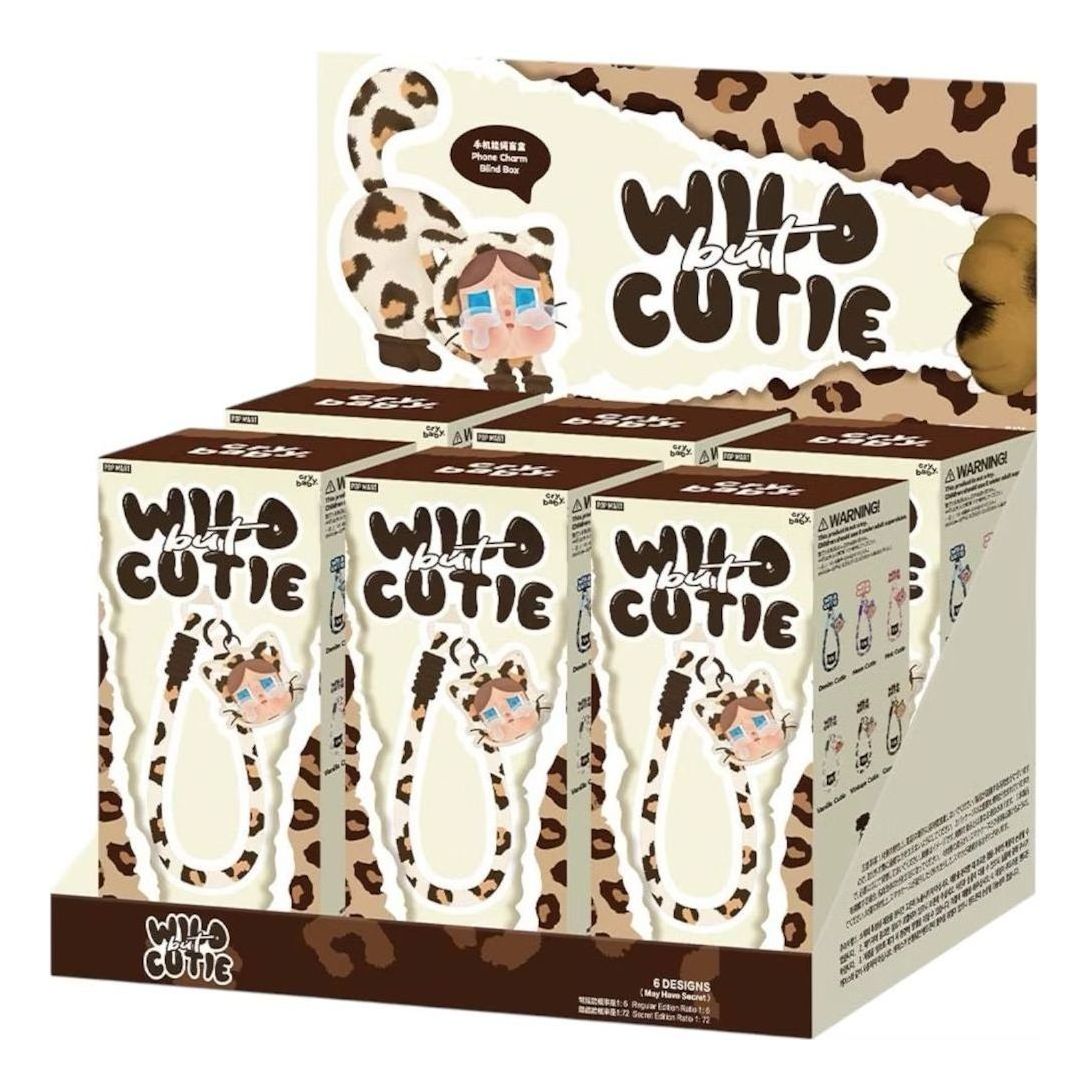 Pop Mart CryBaby Wild but Cutie Phone Charm Sealed Case (6 Blind Boxes) PPMT-2505-0011