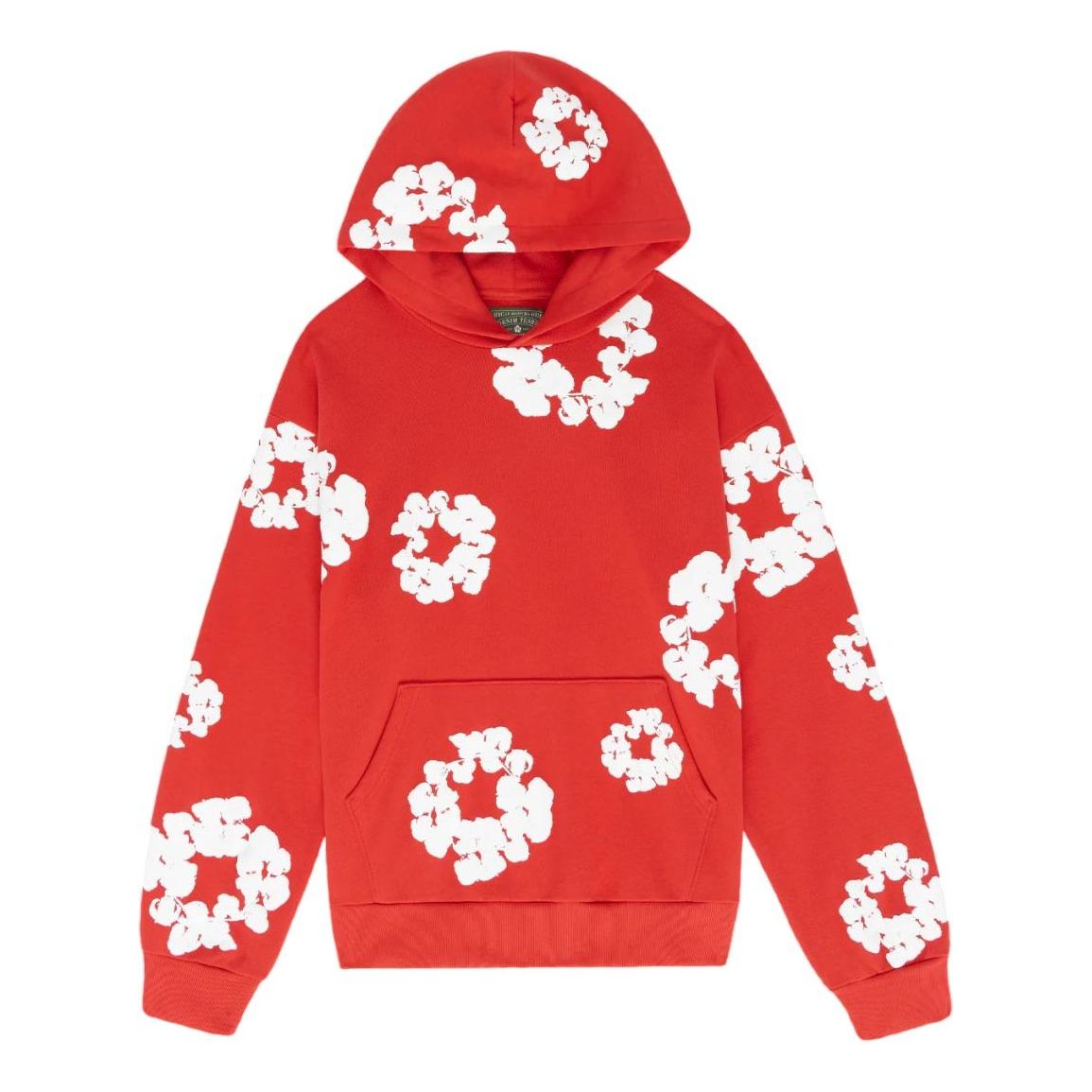 Denim Tears Cotton Wreath Hoodie 'Red White' 301-300-30