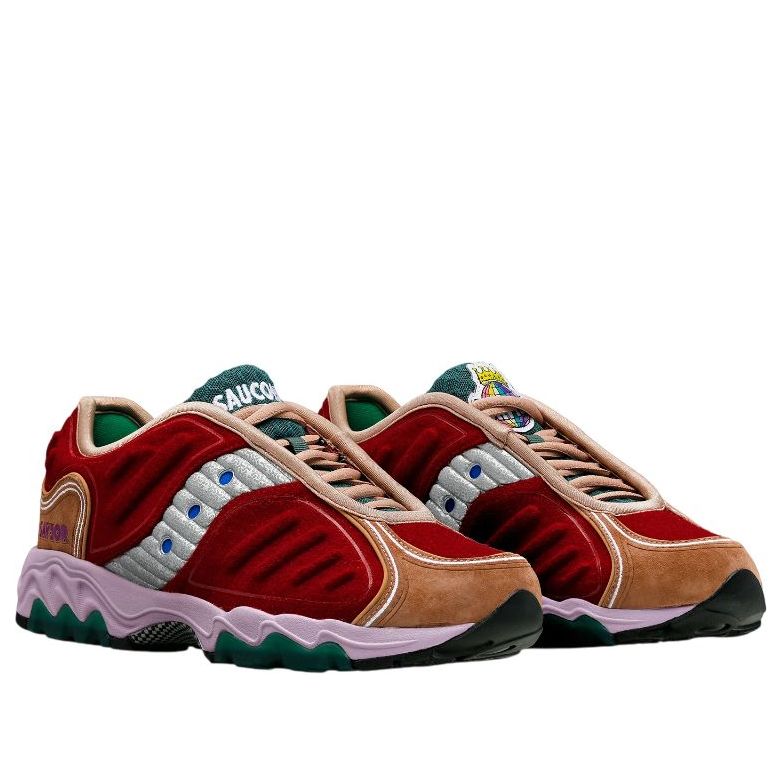 Saucony x Jae Tips Matrix 'No Shoes In The House Burgundy' S70922-1