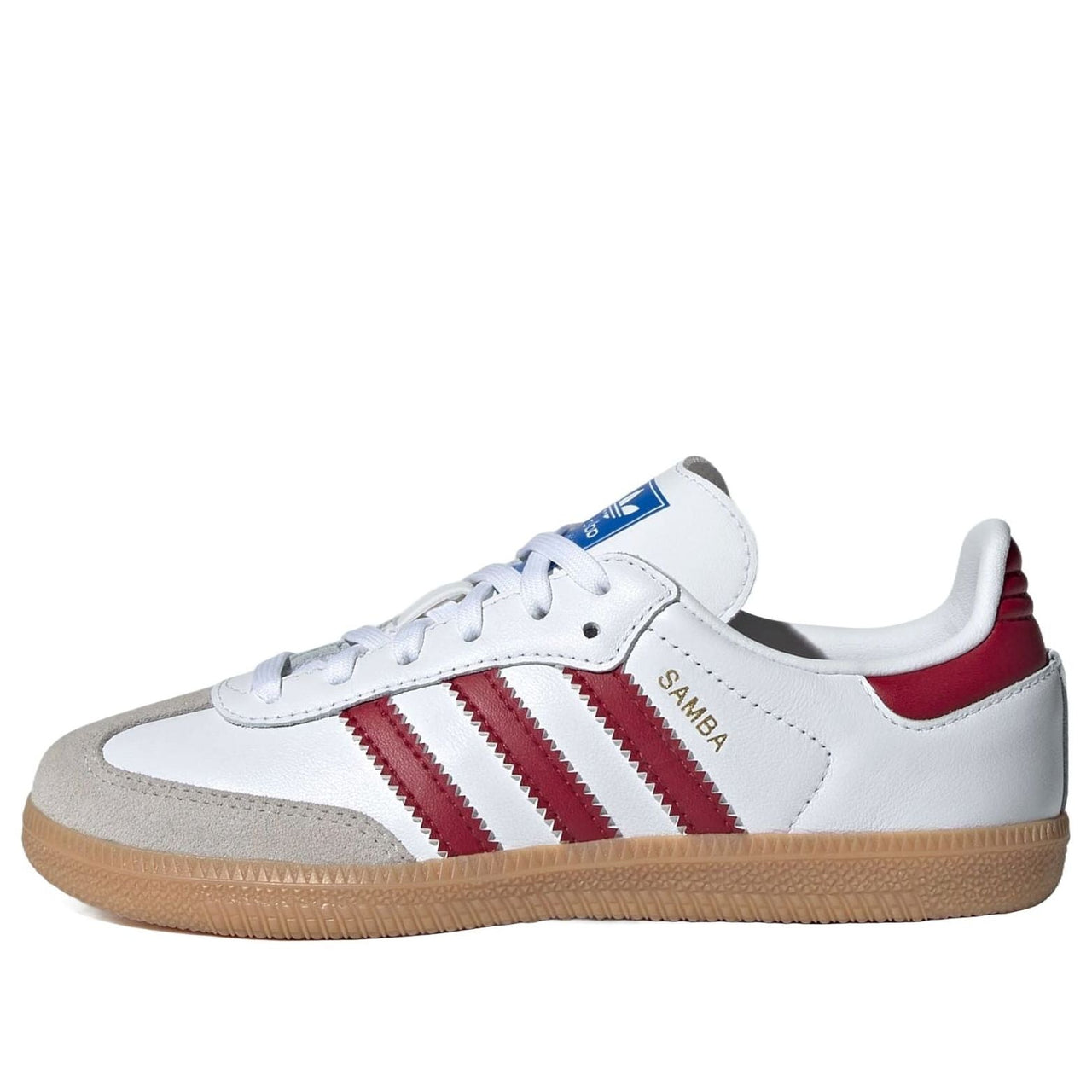 (PS) adidas Samba OG 'White Collegiate Burgundy Gum' IE1333